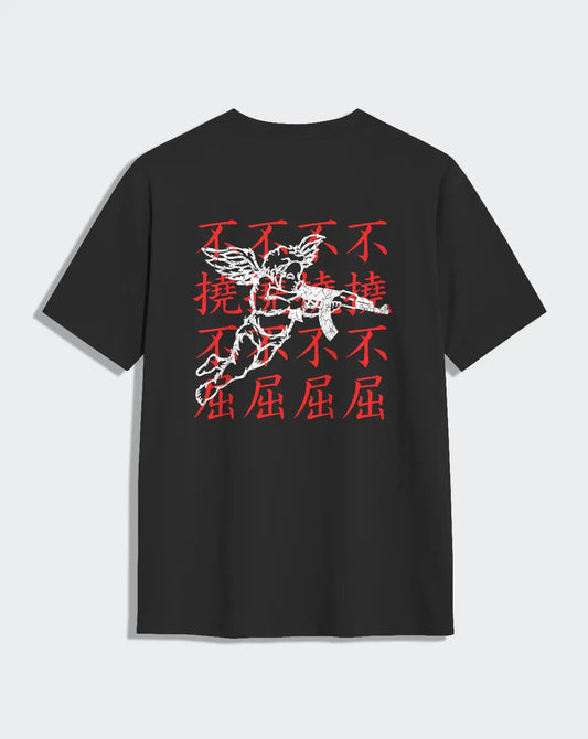 Camiseta unisex negra NO LOVE