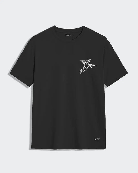 Camiseta unisex negra NO LOVE
