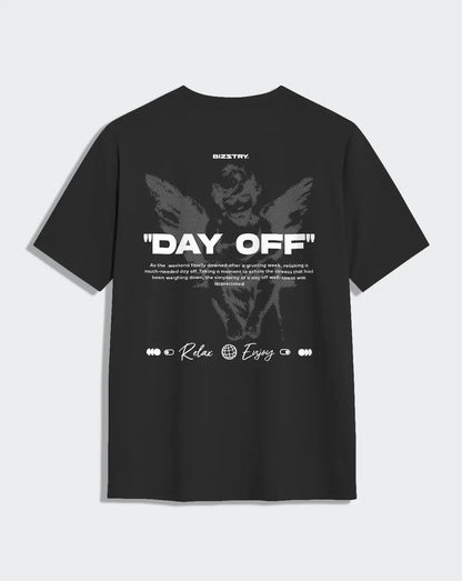 Camiseta negra unisex DAY OFF