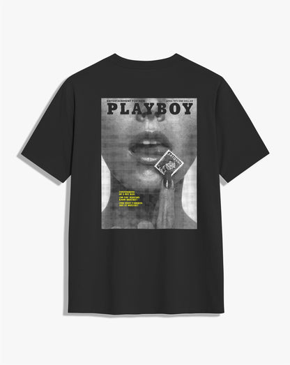 Camiseta unisex negra SATOSHI