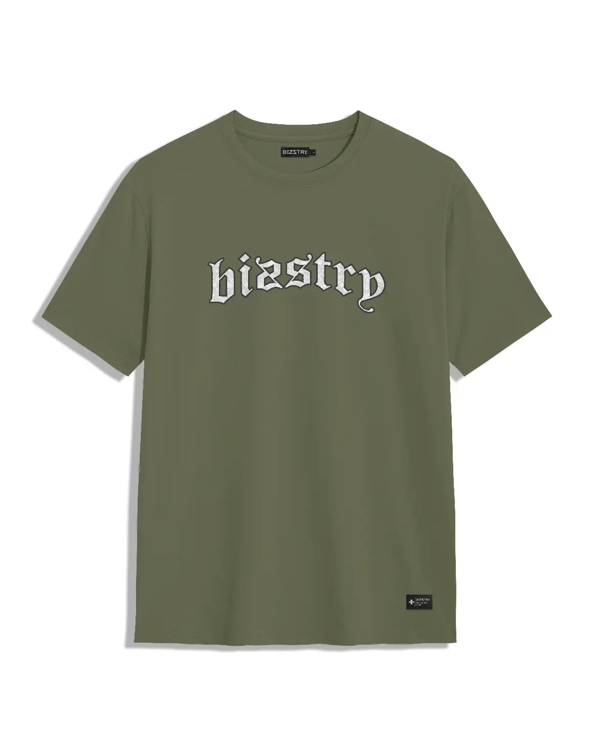 Camiseta verde unisex BIZZTRY BANDANA