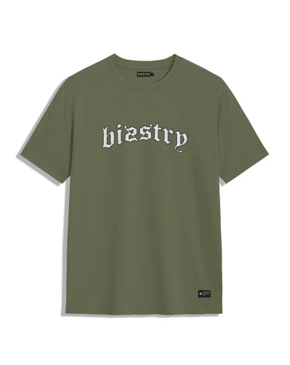 Camiseta verde unisex BIZZTRY BANDANA